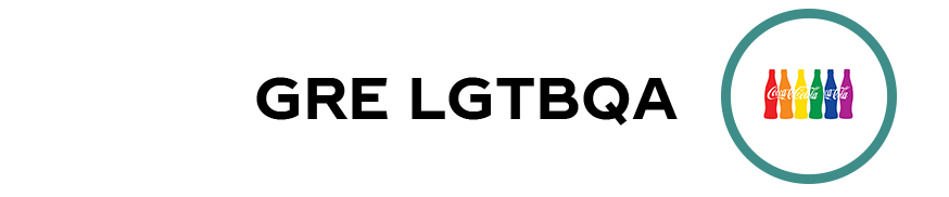 L'en-tête et le logo du groupe LGTBQA