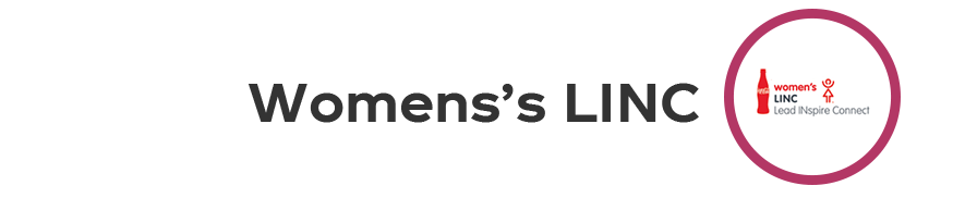 L'en-tête et le logo du groupe Women's LINC
